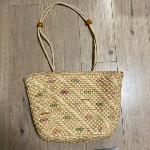 Vintage Woven Shoulder Bag - Picture 1 of 4